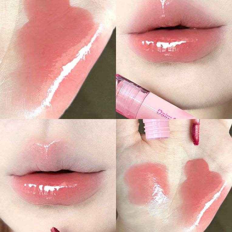 Daimanpu Ice Transparent Butterfly Watery Lip Glaze - Douyin Shop