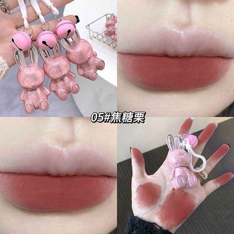 Gege Bear Pink Rabbit Velvet Mist Lip Cream - Douyin Shop