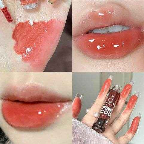 Pink Coco Dark Cherry Lip Glaze - Douyin Shop