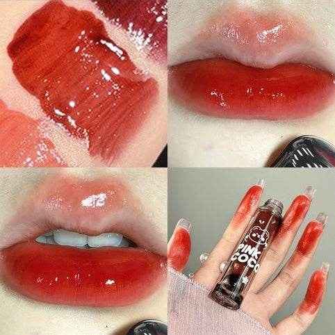 Pink Coco Dark Cherry Lip Glaze - Douyin Shop