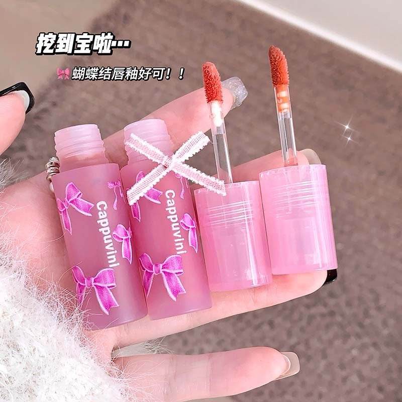 Cappuvini Bow Theme Lip Glaze - Douyin Shop