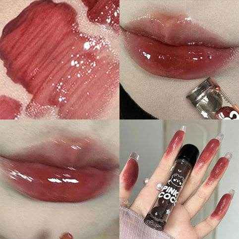 Pink Coco Dark Cherry Lip Glaze - Douyin Shop