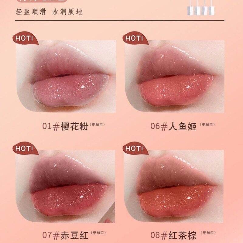Mansly Shiny Lip Gloss (Gisou Honey Infused Hydrating Lip Oil Dupe) - Douyin Shop