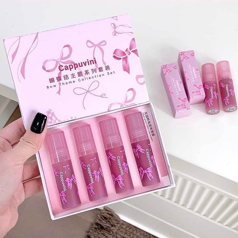 Cappuvini Bow Theme Lip Glaze - Douyin Shop