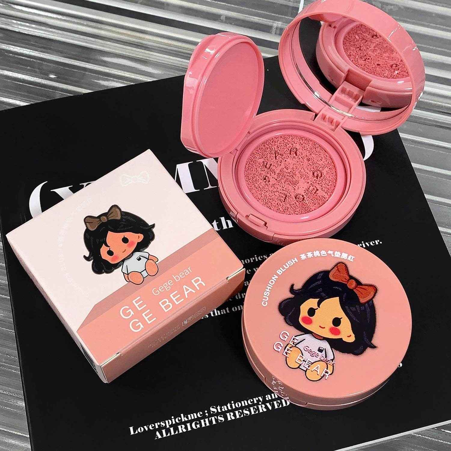 Gege Bear Cushion Blush - Douyin Shop