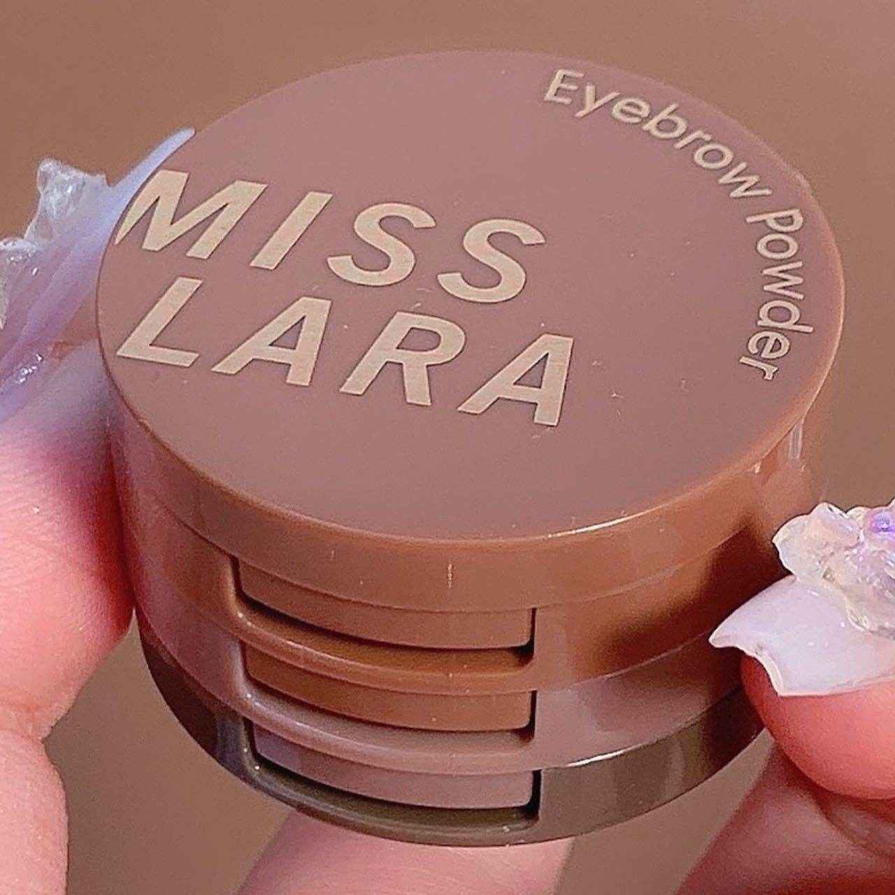 Miss Lara Three Tier Eyebrow Powder with Mirror - Douyin Shop
