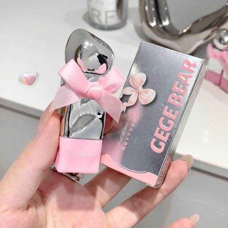 Gege Bear Pink Bow - Douyin Shop