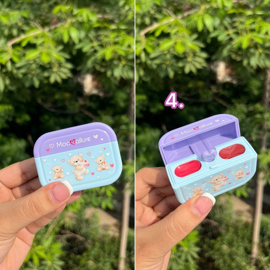 Teddy Airpods Case Lipgloss - Douyin Shop
