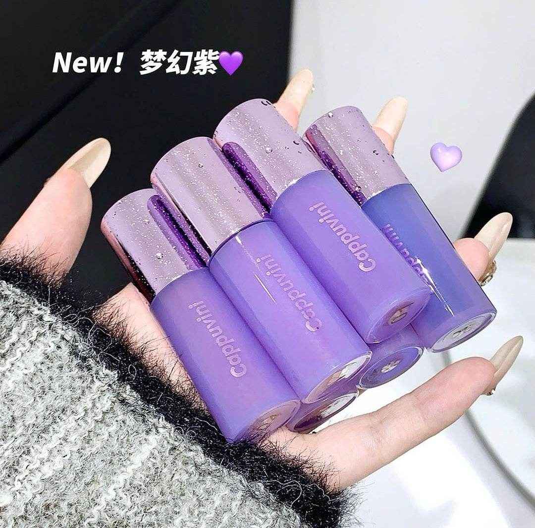 Cappuvini Whisking Snow Flow Purple Lip Glaze - Douyin Shop