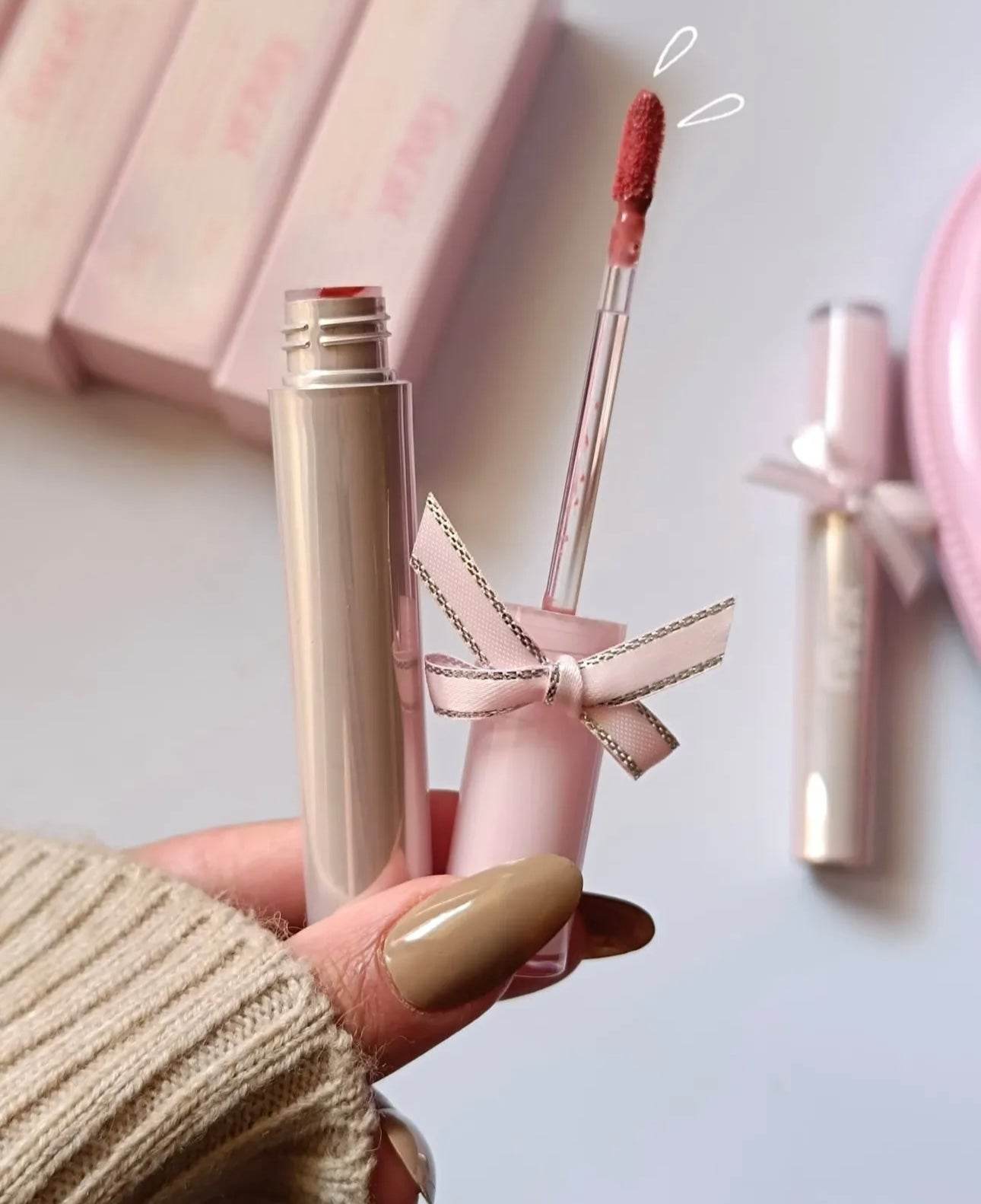 Gagk Bow Lip Glossy Tint - Douyin Shop