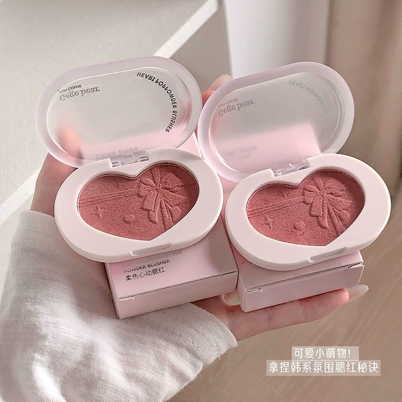 Gege Bear Soft Color Heart Pop Powder Blusher