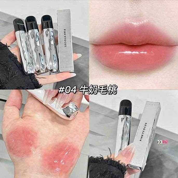 Pinkyfocus Obsidian Leap Light Lip Glaze - Douyin Shop