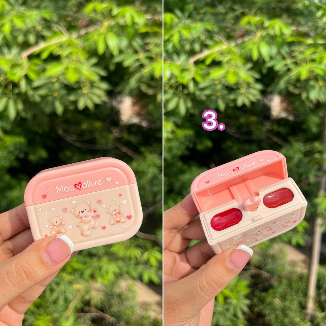 Teddy Airpods Case Lipgloss - Douyin Shop