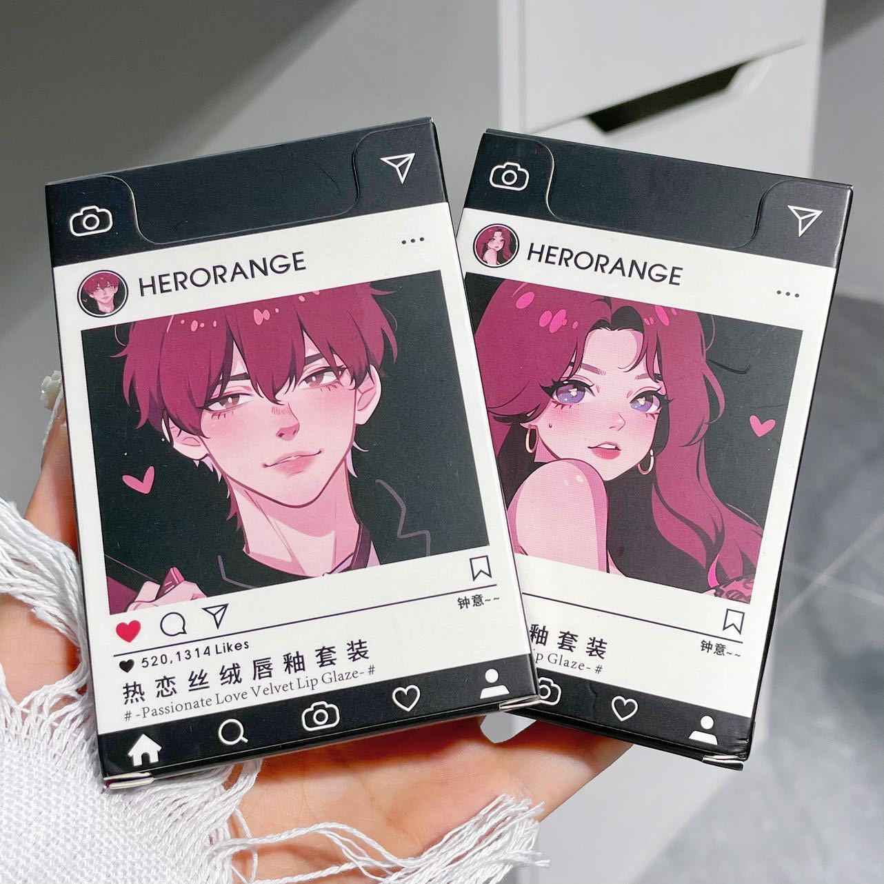 Herorange Honey Sweet Yang Lip Glaze Manga Inspired