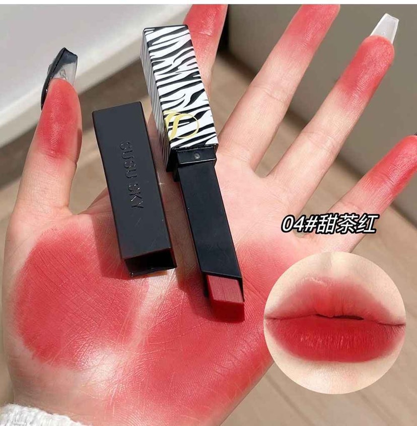 Susu Sky Blazing Stripes Matte Lipstick - Douyin Shop product image 5