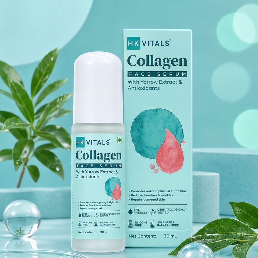 HK Vitals Collagen Face Serum with Yarrow Extract & Antioxidants 30ml - Douyin Shop product image 1