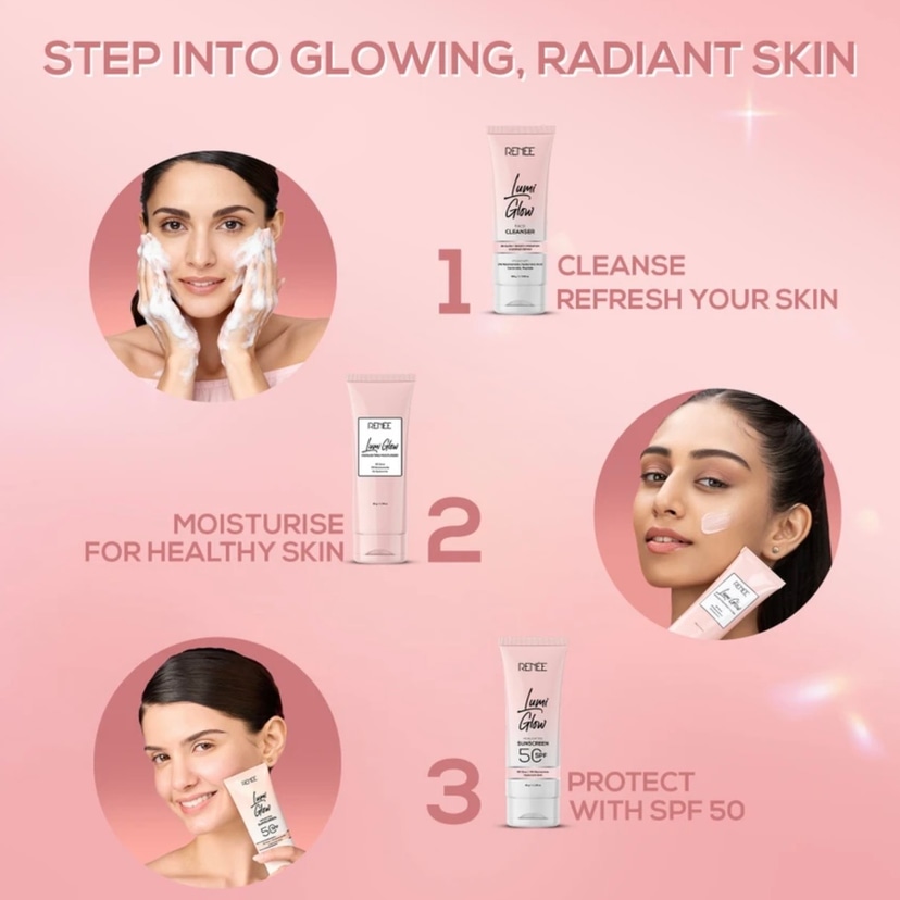 Renee Lumi Glow Face Cleanser (with 3% Niacinamide, Hyaluronic Acid, Ceramide & Peptide) 100g - Douyin Shop product image 2