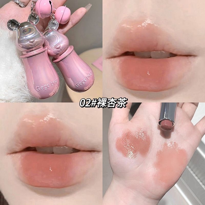 Gege Bear Crystal Light Transmittance Bear Gloss Lipstick - Douyin Shop product image 4