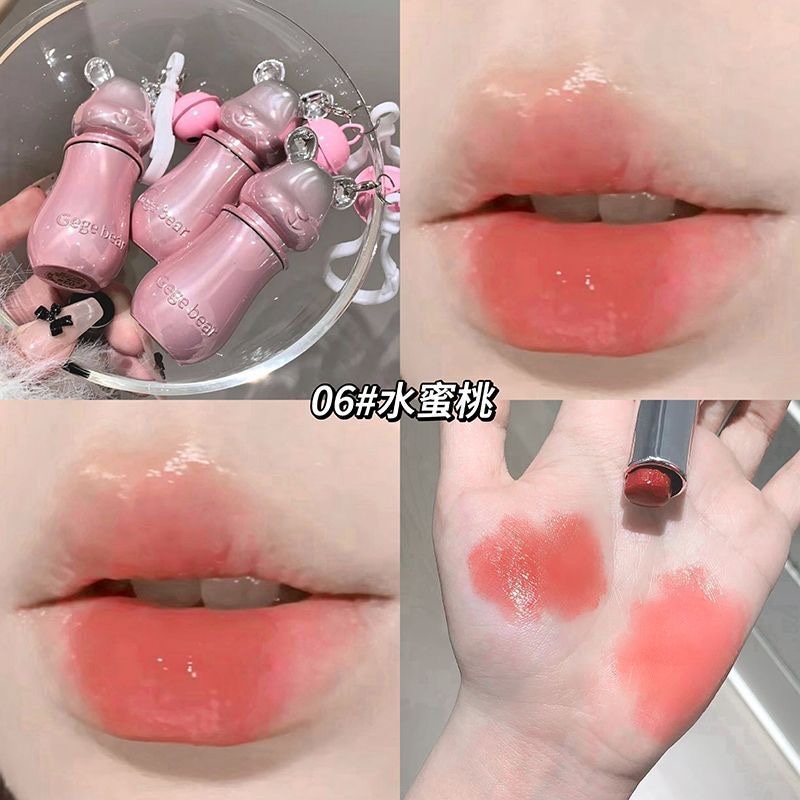 Gege Bear Crystal Light Transmittance Bear Gloss Lipstick - Douyin Shop product image 8