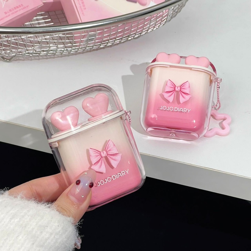 Jojo Diary Sweetheart Holiday Lip Glaze Set (2 in 1 matte + glossy) - Douyin Shop product image 1
