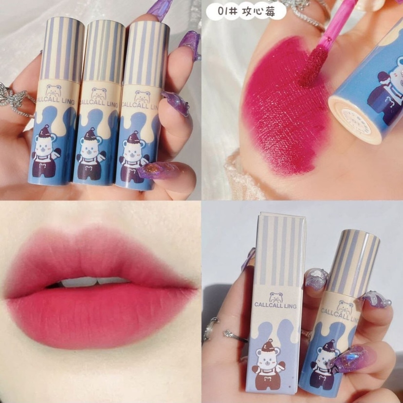 Callcall Ling Velvet Lipgloss Set (3 pieces) - Douyin Shop product image 3