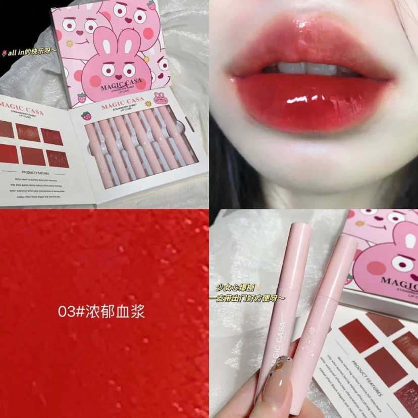 Magic Casa Strawberry Rabbit Lip Glaze - Douyin Shop product image 9