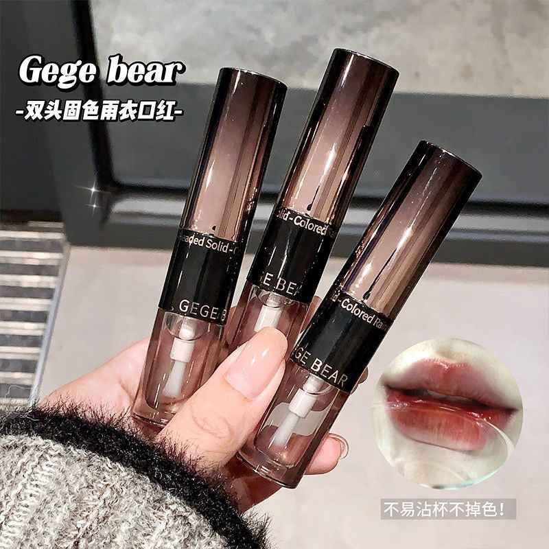 Gege Bear Double-ended Velvet Lipstick with Lip Oil - Douyin Shop product image 17