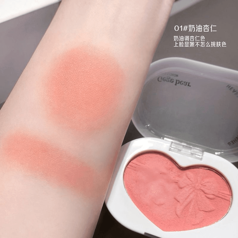 Gege Bear Soft Color Heart Pop Powder Blusher - Douyin Shop product image 11