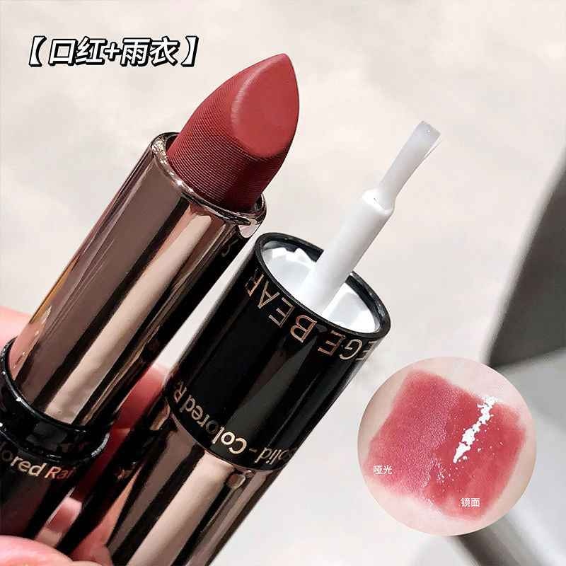 Gege Bear Double-ended Velvet Lipstick with Lip Oil - Douyin Shop product image 11