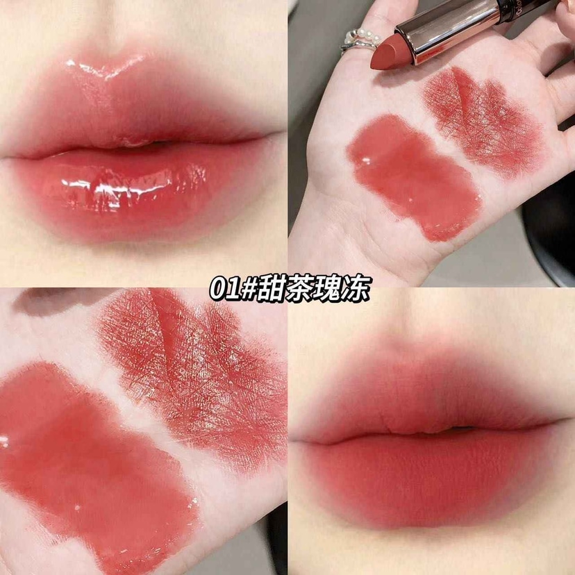 Gege Bear Double-ended Velvet Lipstick with Lip Oil - Douyin Shop product image 3