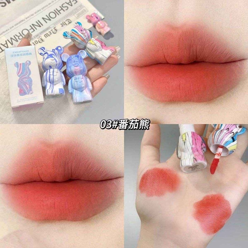 Keke Mood Fluid Bear Velvet Lip Glaze - Douyin Shop product image 6