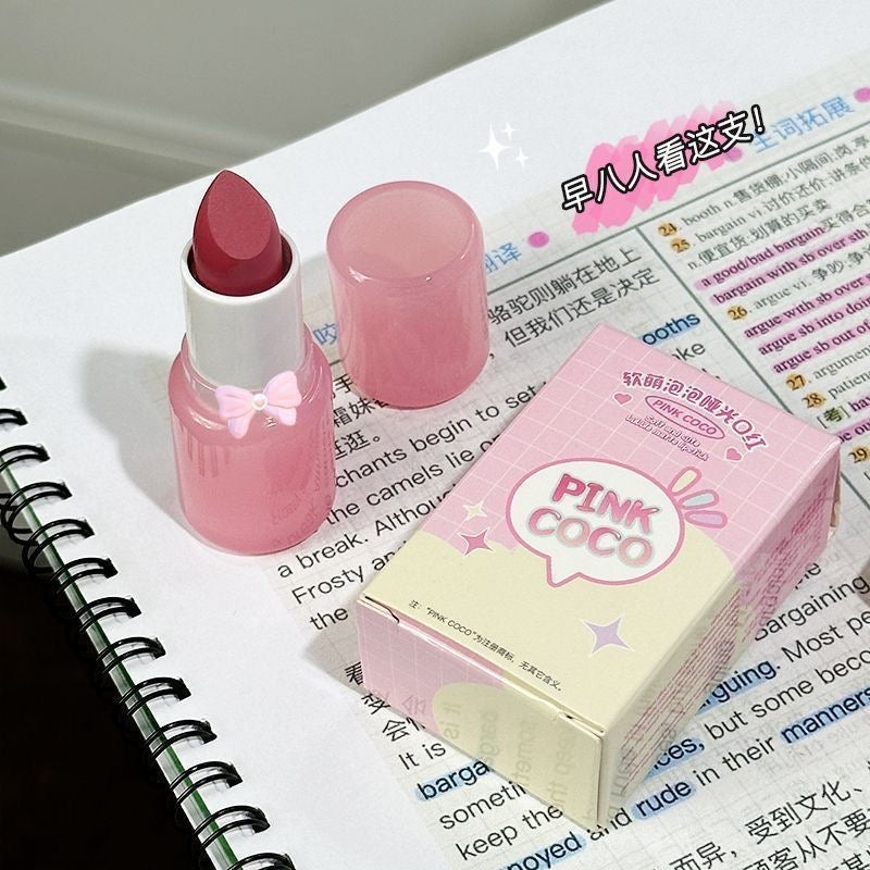 Pink Coco Soft and Cute Bubble Matte Lipstick - Douyin Shop product image 3