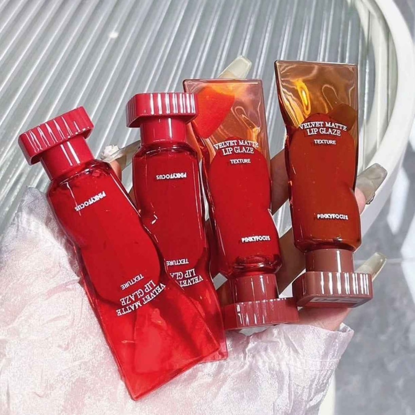 Pinkyfocus Velvet Matte Lip Glaze - Douyin Shop product image 8