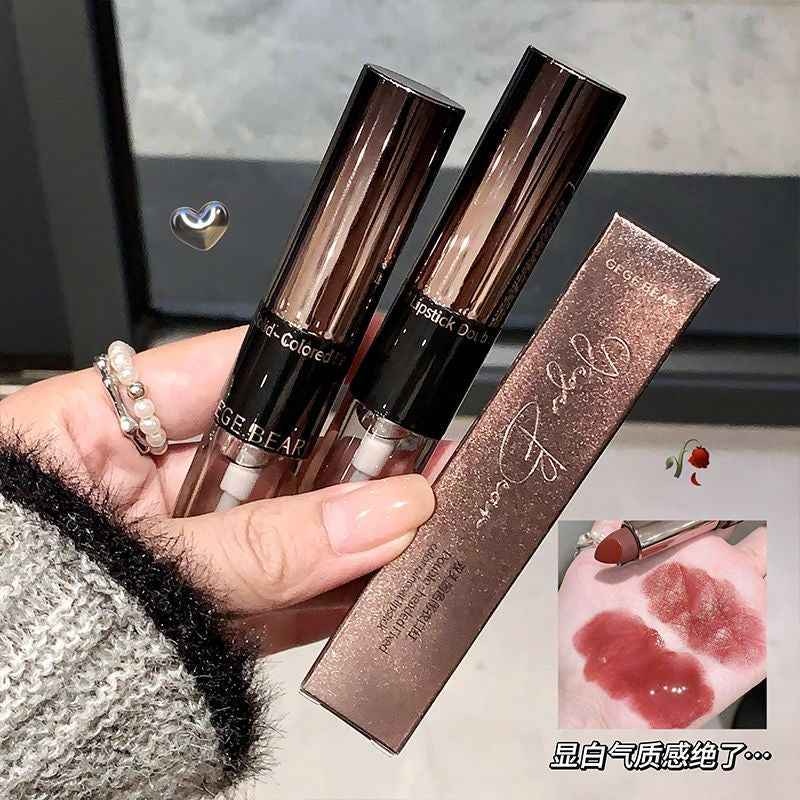 Gege Bear Double-ended Velvet Lipstick with Lip Oil - Douyin Shop product image 10