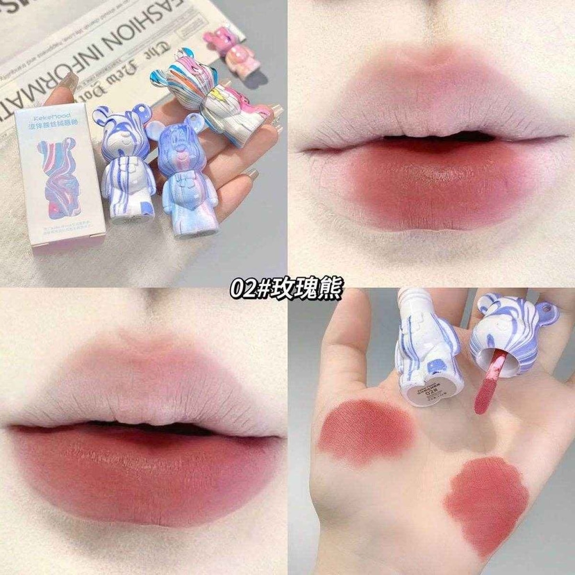 Keke Mood Fluid Bear Velvet Lip Glaze - Douyin Shop product image 5
