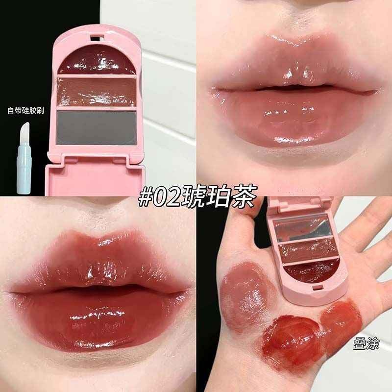 Cappuvini Retro Phone Lip Gloss with Applicator (2 shades in 1) - Douyin Shop product image 4