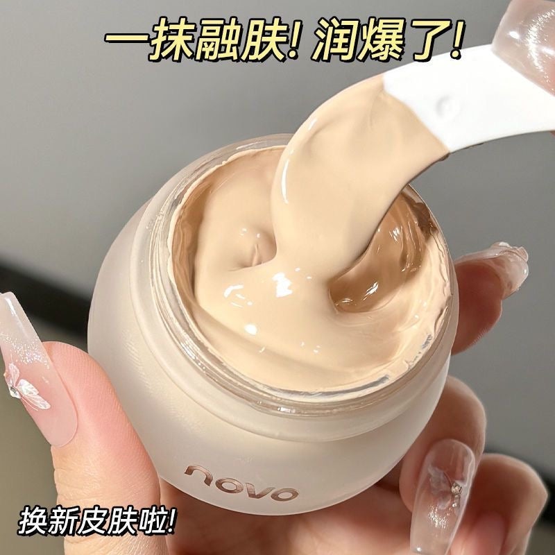 Novo Platinum Essence Foundation 24hr 25g (with applicator) - Douyin Shop product image 5