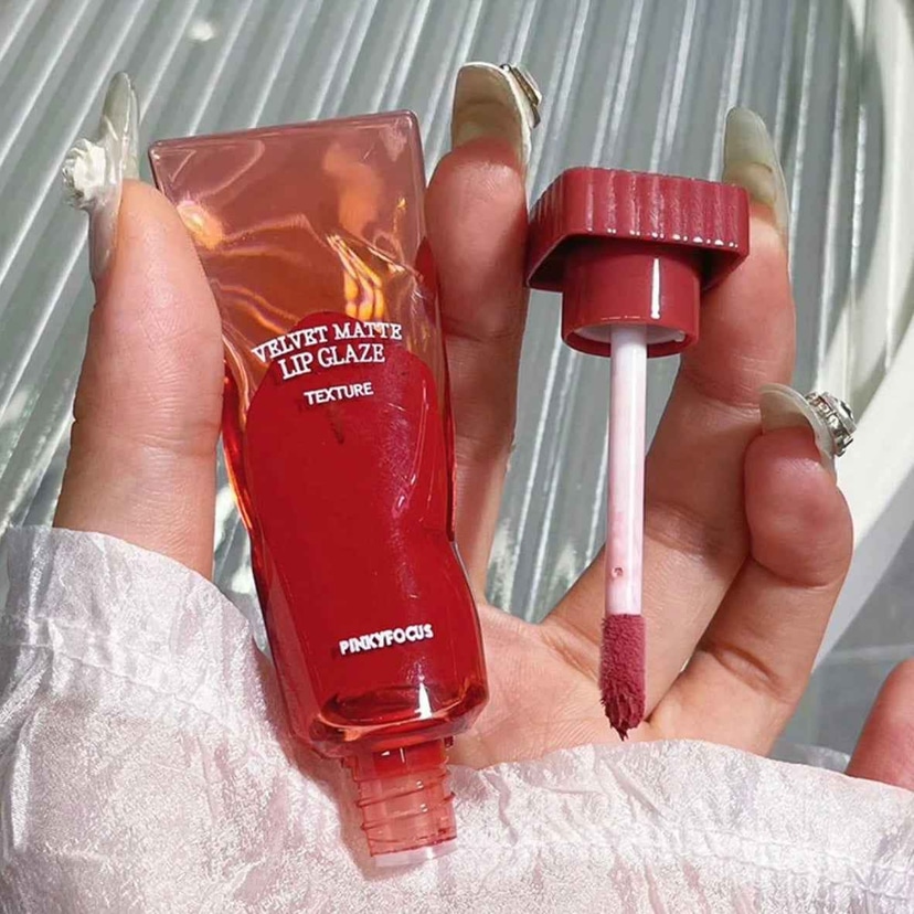 Pinkyfocus Velvet Matte Lip Glaze - Douyin Shop product image 3