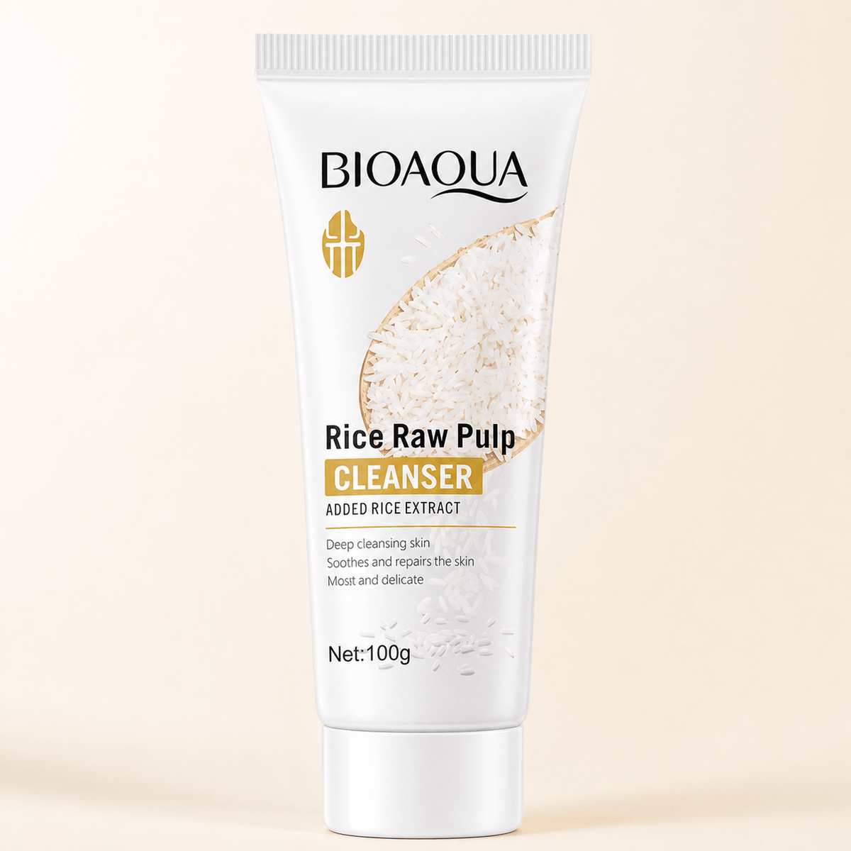 Bioaqua Rice Raw Pulp Cleanser Face Wash - Douyin Shop