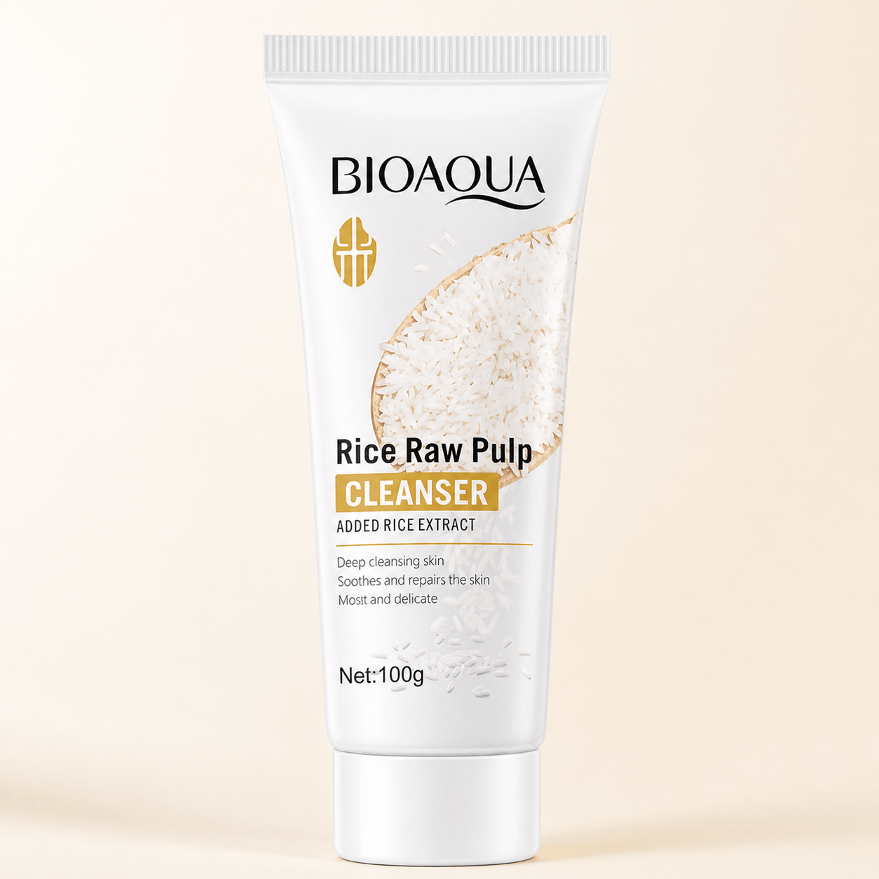 Bioaqua Rice Raw Pulp Cleanser Face Wash - Douyin Shop