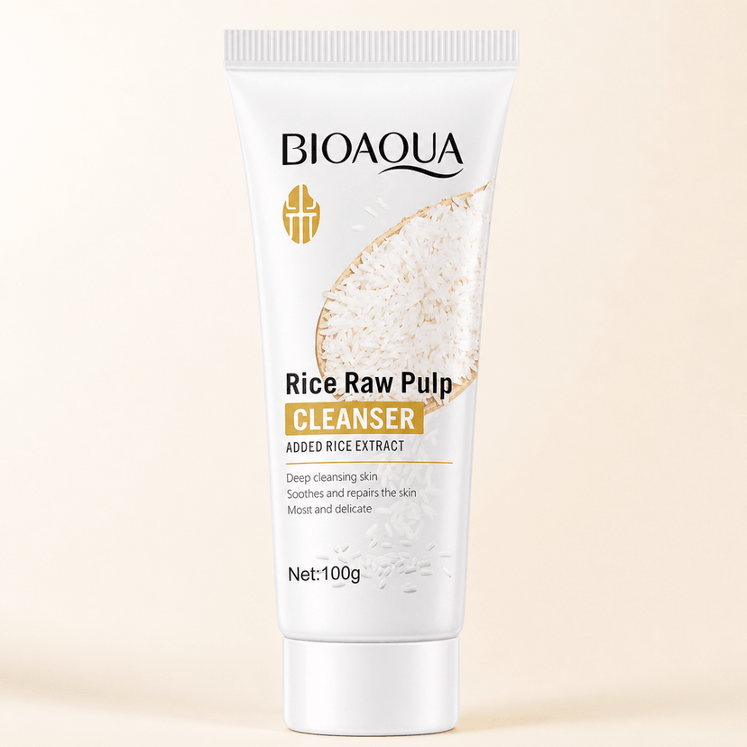 Bioaqua Rice Raw Pulp Cleanser Face Wash - Douyin Shop product image 1