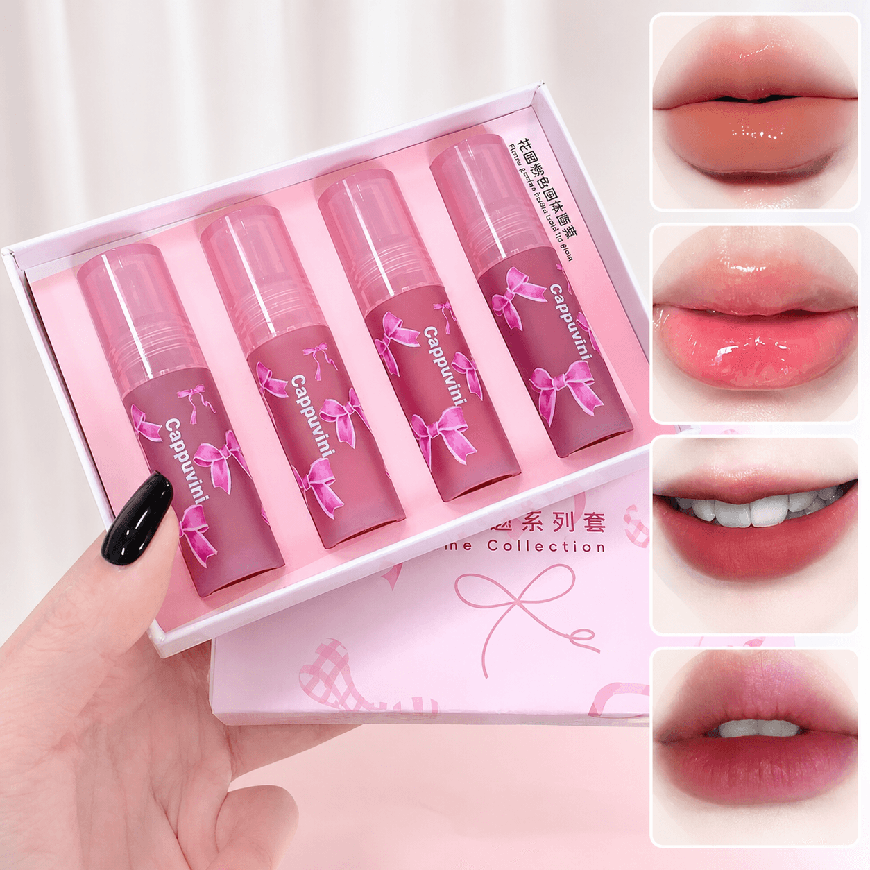 Cappuvini Bow Theme Lip Glaze - Douyin Shop