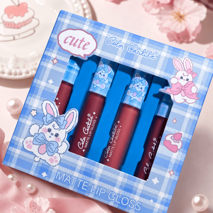 Color Castile Lip Gloss Set (4 pieces) - Douyin Shop product image 1