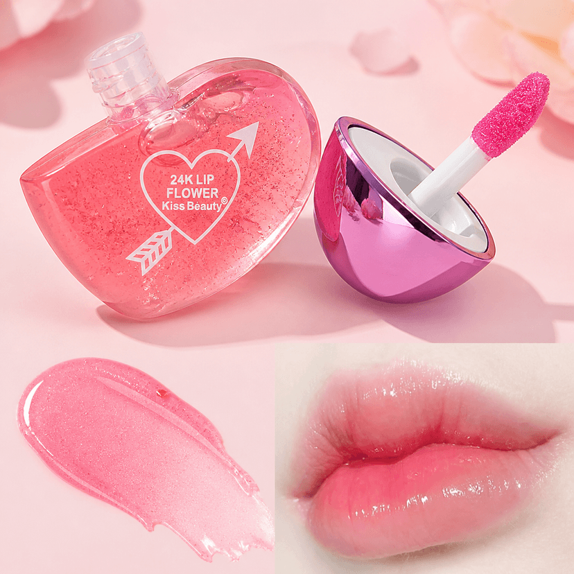 Heart Lip Gloss (colour changing) - Douyin Shop product image 1