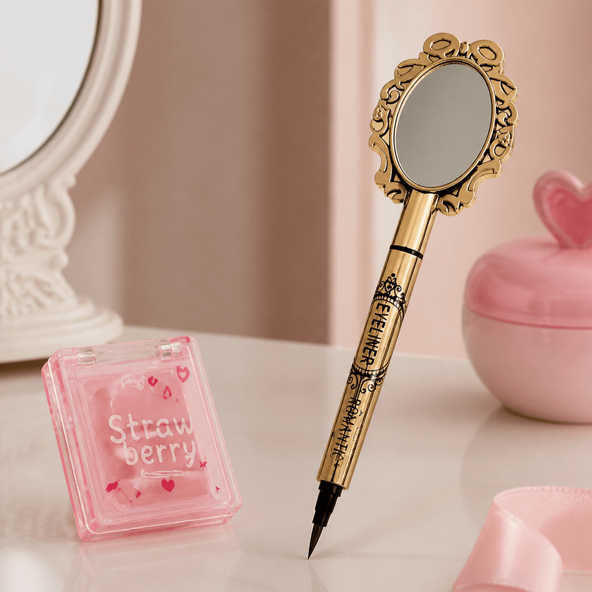 Eyeliner with Mirror (small tip, super precise) - Douyin Shop
