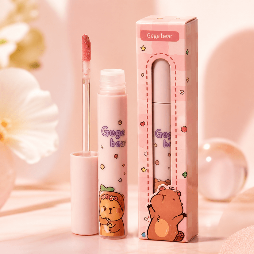 Gege Bear Happy Party Light Mist Lip Mud - Douyin Shop product image 1