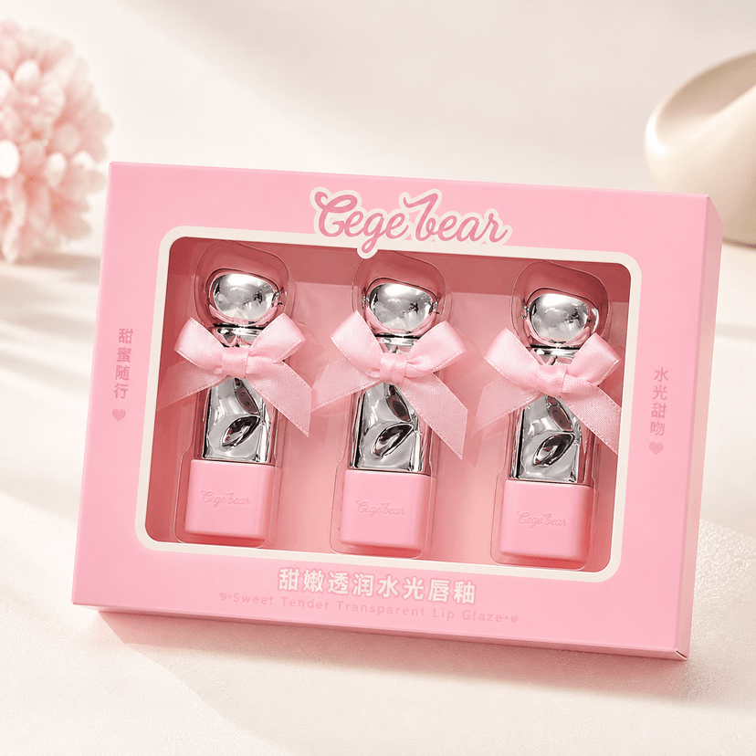 Gege Bear Pink Bow - Douyin Shop product image 1