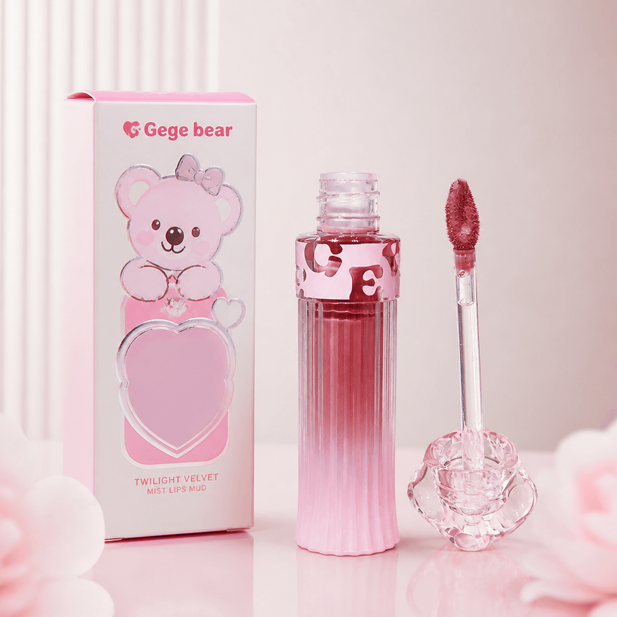 Gege Bear Water Gloss Lip Glaze - Douyin Shop