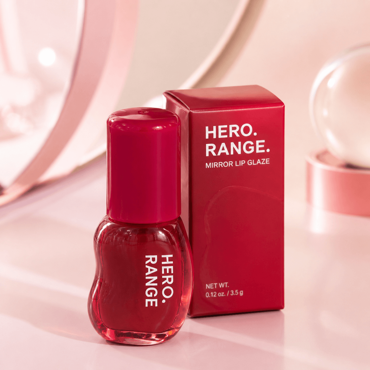 Herorange Mirror Lip Glaze (Fwee inspired) - Douyin Shop