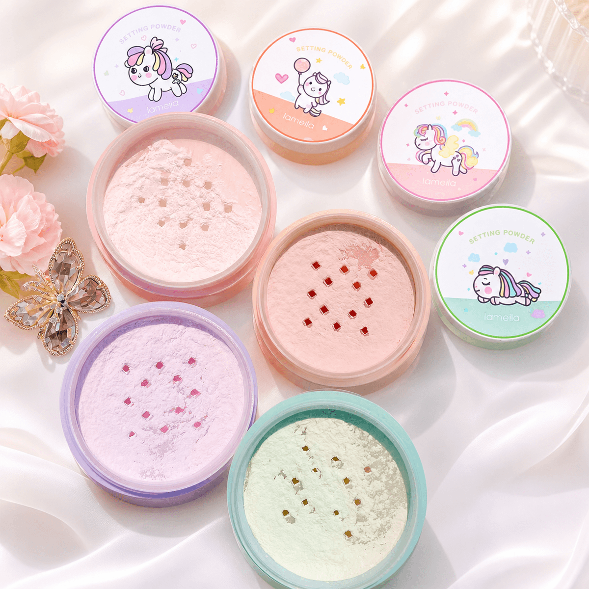 Lameila Setting Powder - Douyin Shop